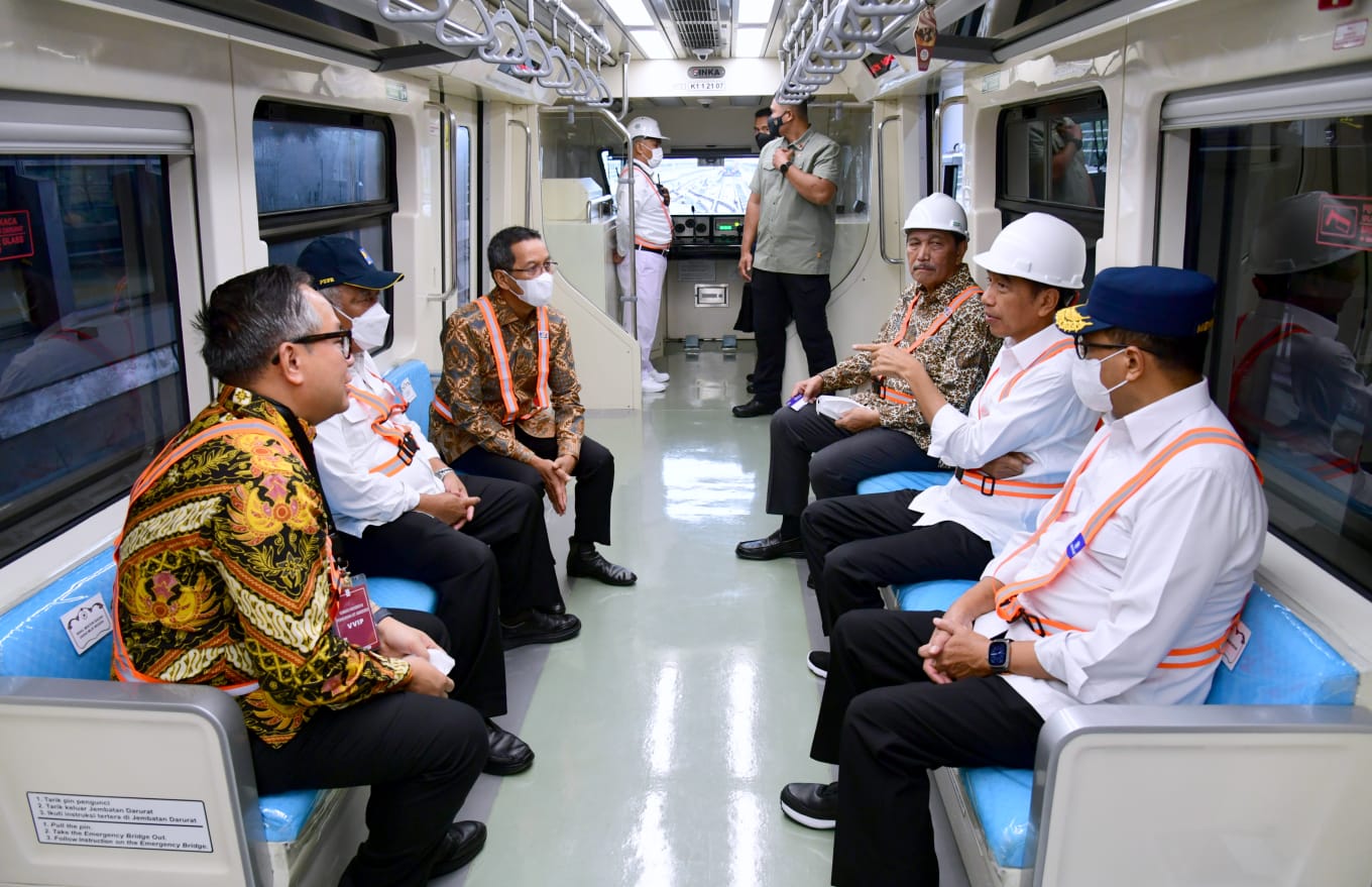 Jajal Lrt Jabodebek Presiden Sangat Cepat Dan Tanpa Masinis