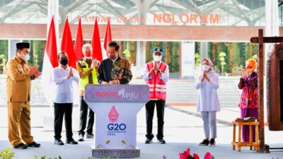 Presiden Jokowi Resmikan Bandara Ngloram di Blora