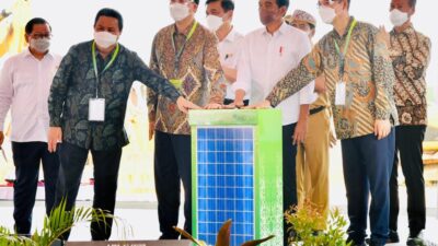 Presiden Jokowi Groundbreaking Kawasan Industri Hijau Indonesia