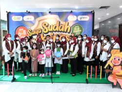 Ibu Iriana Tinjau Vaksinasi Covid-19 untuk Anak di Jakarta