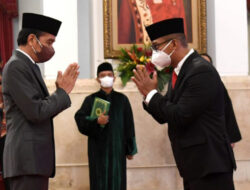 Presiden Joko Widodo Lantik Gubernur Lemhannas dan Kepala Badan Pangan Nasional