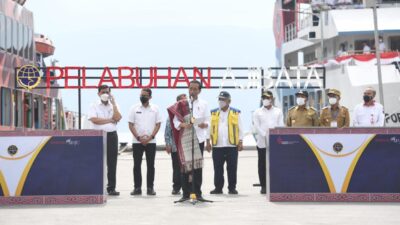 Presiden Resmikan Tujuh Pelabuhan Penyebrangan dan Empat KMP di Kawasan Danau Toba