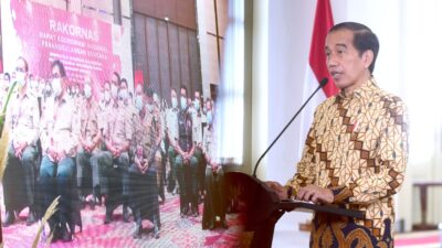 Presiden Jokowi Sampaikan Sejumlah Arahan pada Rakornas Penanggulangan Bencana