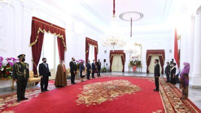 Presiden Jokowi Terima Surat Kepercayaan Enam Duta Besar Negara Sahabat