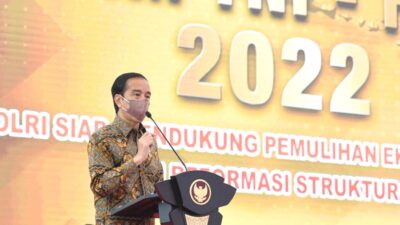 Presiden Jokowi kepada TNI-Polri: Waspadai Tantangan Global