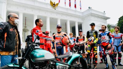 Presiden Jokowi Terima Kunjungan Pembalap MotoGP 2022