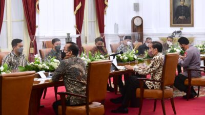 Presiden Audiensi dengan 12 Organisasi Mahasiswa dalam Kelompok Cipayung Plus