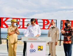 Resmikan Penataan Kawasan Kota Kupang, Presiden: Pengunjung Makin Nyaman Datang ke NTT