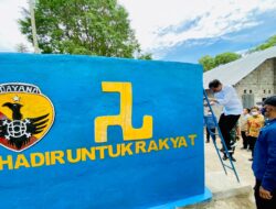 Presiden Jokowi Tinjau Sumur Pompa Hidram di Desa Oinlasi