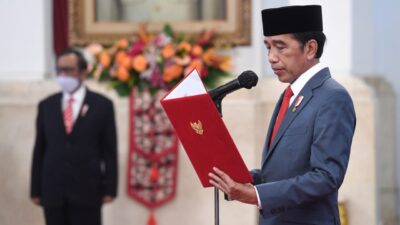 Presiden Jokowi Lantik Anggota KPU dan Bawaslu Masa Jabatan 2022-2027