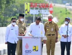 Resmikan Jalan Lingkar Brebes-Tegal, Presiden Harap Perlancar Mudik Lebaran