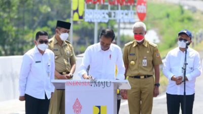 Resmikan Jalan Lingkar Brebes-Tegal, Presiden Harap Perlancar Mudik Lebaran