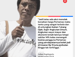 Aksi Bela Siapa? Adian Napitupulu: Ini Perbandingan Harga BBM di Tiga Presiden