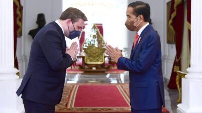 Presiden Jokowi Terima Kunjungan Kehormatan Menlu Serbia
