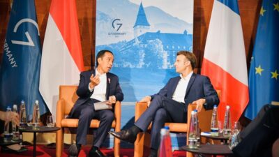 Presiden Jokowi Bahas Situasi Ukraina dengan Presiden Macron