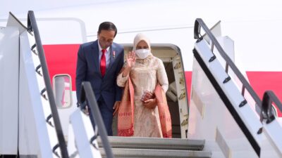 Presiden Jokowi tiba di Rzeszow, Polandia