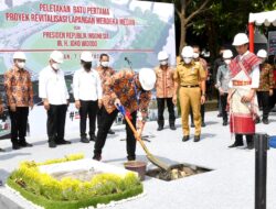 Presiden Jokowi Canangkan Revitalisasi Lapangan Merdeka di Medan