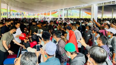 Presiden Jokowi Tinjau Rumah Contoh Tahan Gempa di Cianjur