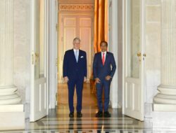 Presiden Jokowi Disambut Raja Belgia di Istana Laeken