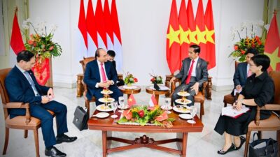 Presiden Jokowi dan Presiden Vietnam Bahas Upaya Peningkatan Kerja Sama Indonesia-Vietnam