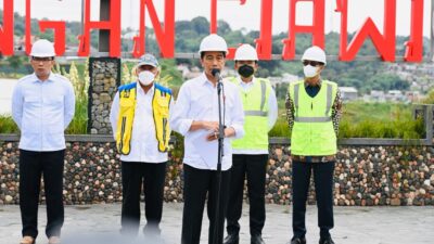 Resmikan Bendungan Ciawi, Presiden: Mampu Reduksi Banjir di Jakarta