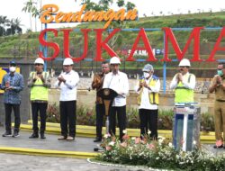 Presiden Joko Widodo Resmikan Bendungan Sukamahi di Kabupaten Bogor