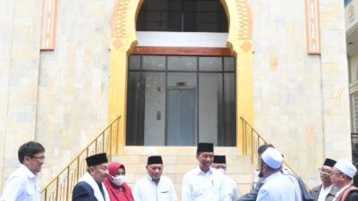 Presiden Jokowi Salat Jumat dan Resmikan Penataan Kawasan Masjid Ahmad Yani Kota Manado