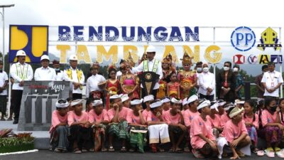 Presiden Jokowi Resmikan Bendungan Danu Kerthi di Kabupaten Buleleng