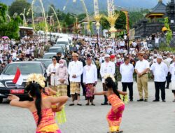 Presiden Jokowi Resmikan Penataan Fasilitas Kawasan Suci Pura Agung Besakih