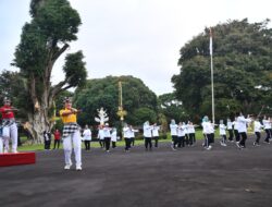 Hari Kedua di Bali, Ibu Iriana Awali Hari dengan Olahraga Bersama