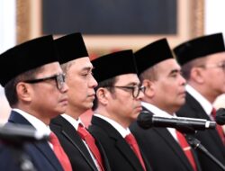 Presiden Jokowi Lantik Lima Wakil Menteri
