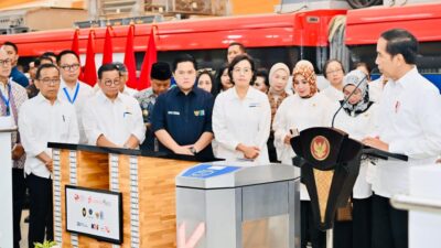 Presiden Jokowi Resmikan LRT Terintegrasi Jabodebek