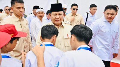 Presiden Prabowo Targetkan Seluruh Anak Dapat Akses Makan Bergizi Gratis pada Akhir 2025