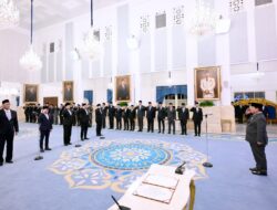 Presiden Prabowo Lantik Empat Menteri dan Satu Wakil Menteri Kabinet Merah Putih