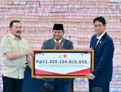 Presiden Prabowo Saksikan Penyerahan Rp11,42 Triliun dan Ratusan Ribu Hektare Lahan Hasil Penyelamatan ke Negara